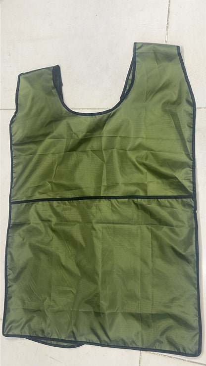 Laundry Bag Apron With Pocket Durable Fabric Storage